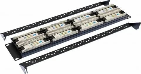 Патч панель, 19" 2U 48xRJ45 кат.5E, UTP, Suprlan (10-0405)