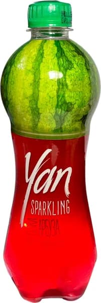 Арбузный газированный сокосодержащий напиток Yan Sparkling, 470 мл