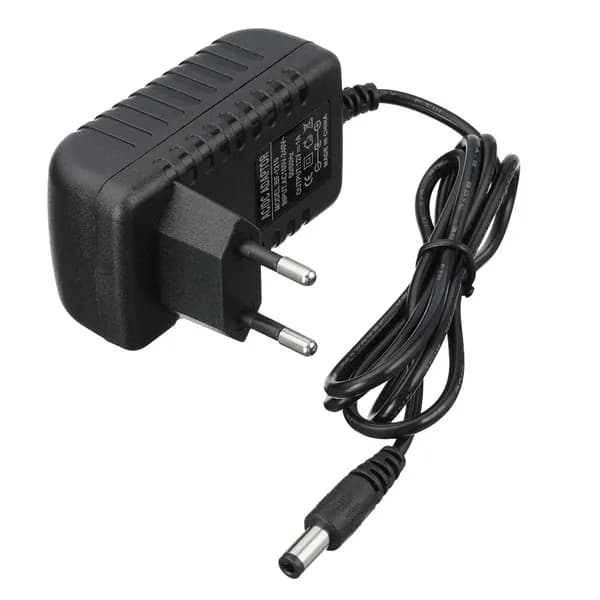 Блок питания AC 5.5x2.5мм, 12V, 1A (12W), для ТВ приставок, видеокамер, бытовой техники, светодиодных лент, электрических бритв