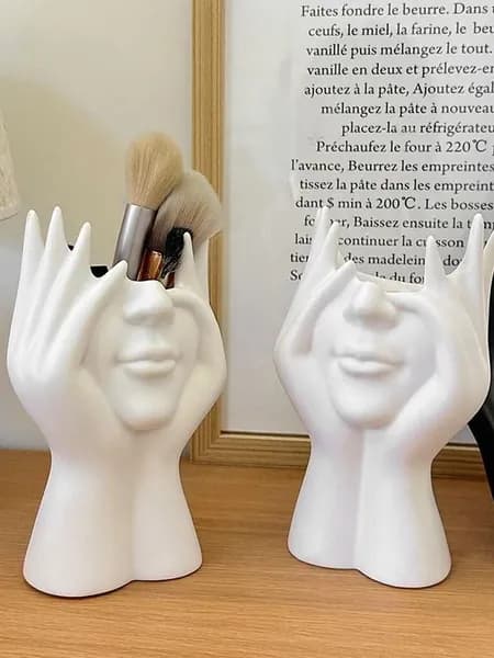 Ваза, пластик, 1 шт