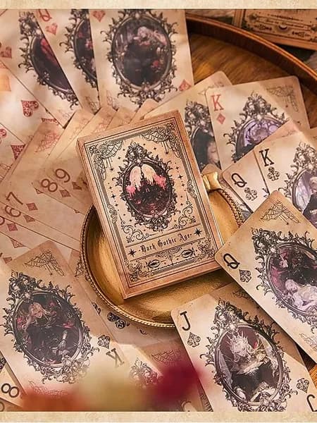 Карты игральные Готика в стиле ретро 5.6x8.6см