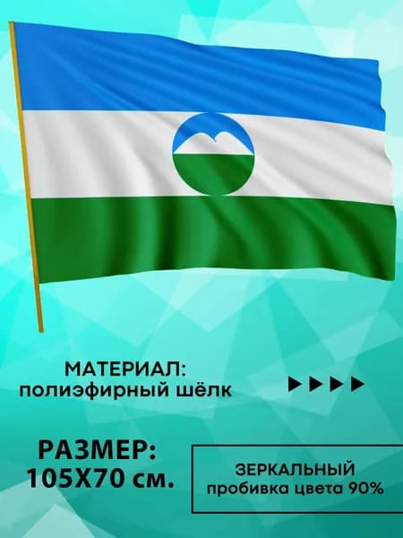 Флаг Кабардино-Балкарии