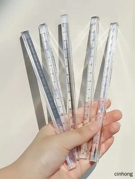 15cm / 20cm Треугольник для студентов Прозрачная линейка
