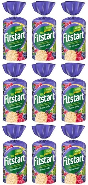 Fitstart Хлебцы мультизлаковые Лесные ягоды, 100 гр, 9 шт /