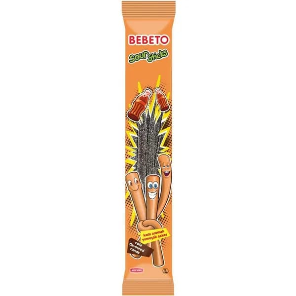 Мармелад Bebeto Sour Sticks Кола жевательный 30 г