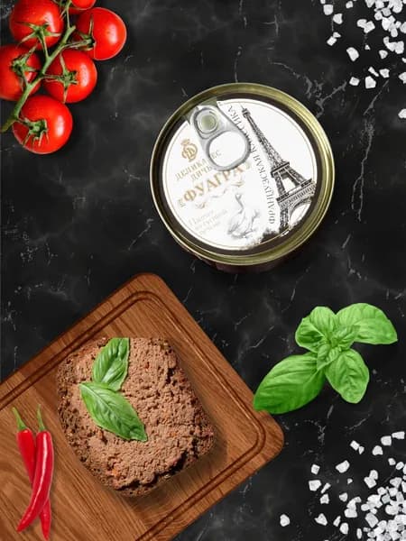 Паштет из гусиной печени фуагра "Французская классика" 200 грамм
