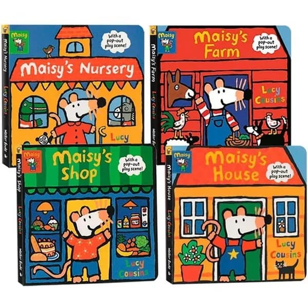 Книги Maisy: 4 объемные сцены для малышей, английская версия