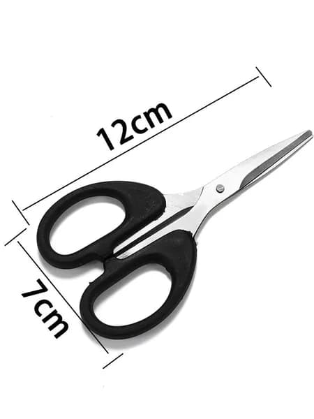 Ножницы для рукоделия, хобби и творчества, Длина 12cm , цвет черная
