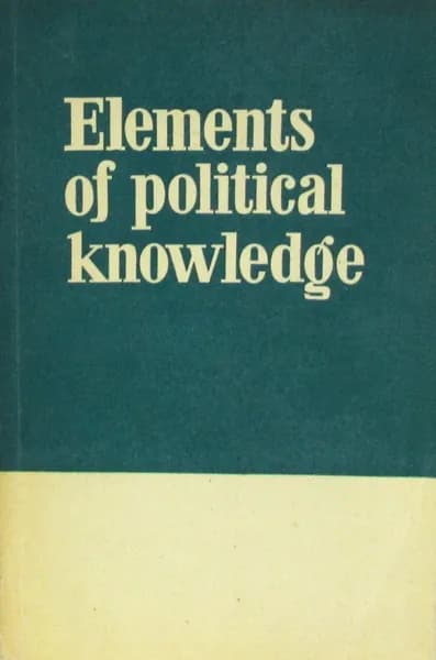 Elements of political knowledge / Основы политических знаний