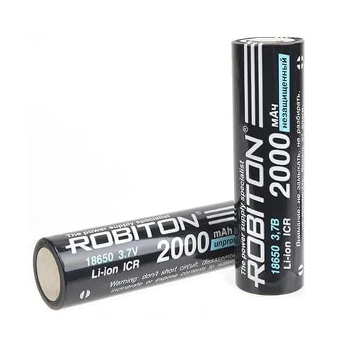 Аккумулятор ROBITON LI18650-2000NP-PK1 без защиты PK1