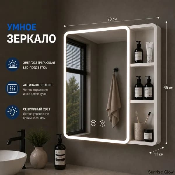Тумба для ванной,, 70х11х65 см