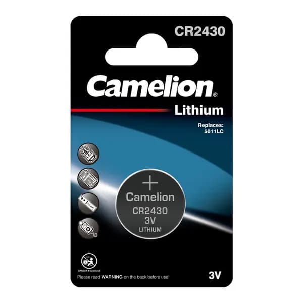 Camelion Батарейка CR2430, Li (литиевый) тип, 1 шт