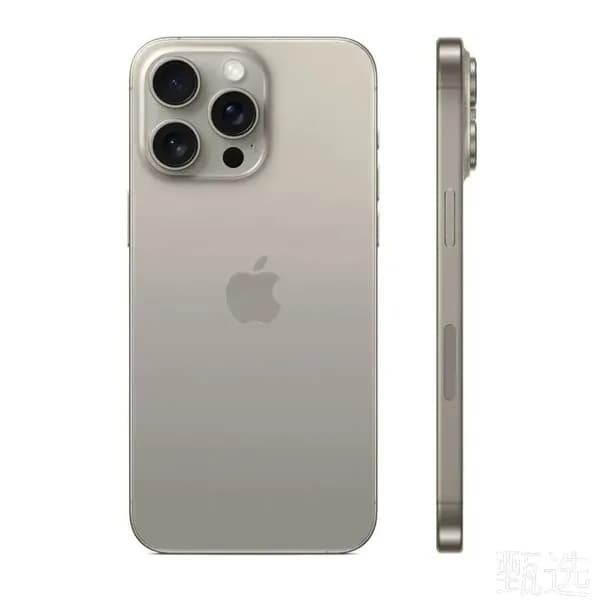 Муляж iPhone 15 Pro Natural Titanium / Макет-копия смартфона Айфон 15 Про натуральный титан / Образец для витрины iPhone 15 Pro натуральный титан