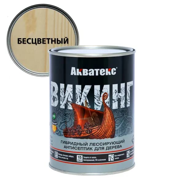 Гибридный антисептик Акватекс ВИКИНГ 0,75л бесцветный