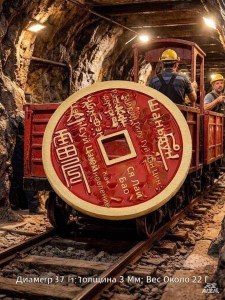 Коллекционный набор, стиль (3,7 см Red Oil Mountain Ghost Money)