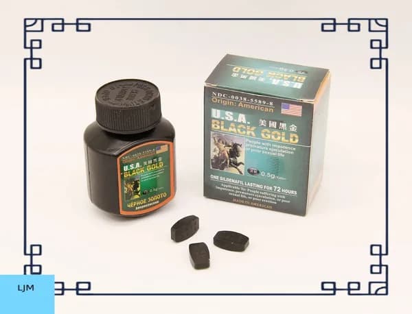 Черное золото (USA Black Gold) 16 таблеток возбуждающий препарат, для повышения потенции, мощный мужской возбудитель, витамины для мужчин для потенции, для эрекции