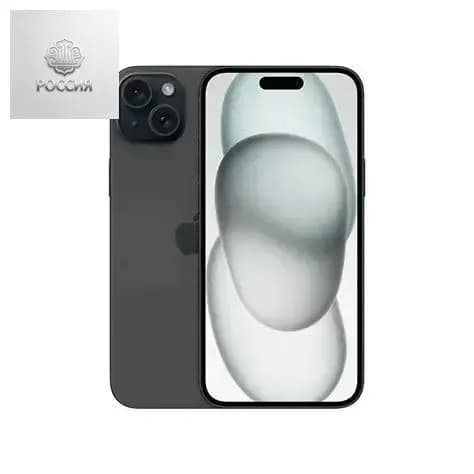 Муляж iPhone 15 Black Titanium / Макет-копия смартфона Айфон 15 чёрный титан / Образец для витрины iPhone 15 чёрный титан