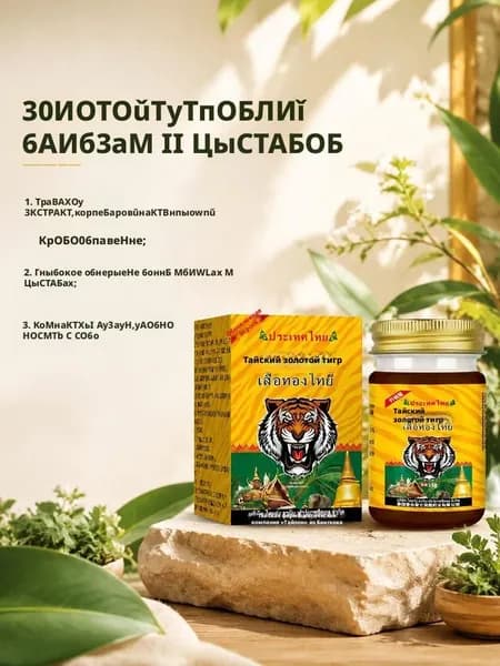 Бальзам для тела разогревающий массажный, с согревающим эффектом