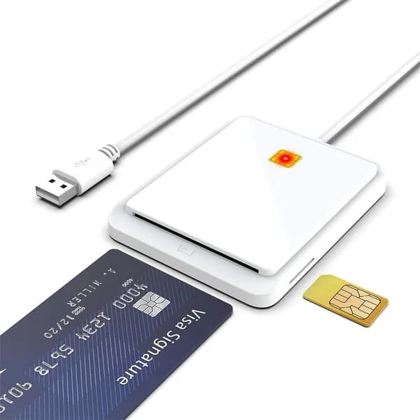 Умный считыватель смарт-карт и SIM-карт CR317 с USB 2.0