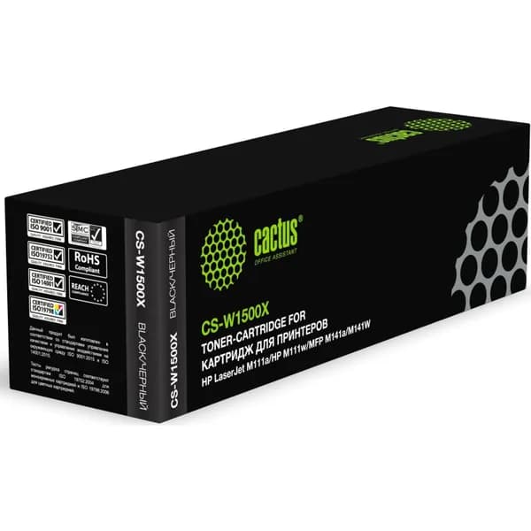 Картридж Cactus CS-W1500X W1500X черный