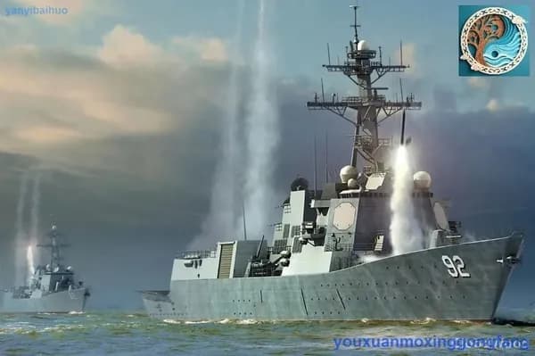 Hobbyboss 83413 1:700 Эскадренный миноносец с управляемыми ракетами DDG-92 Момсон ВМС США Сборная модель судна