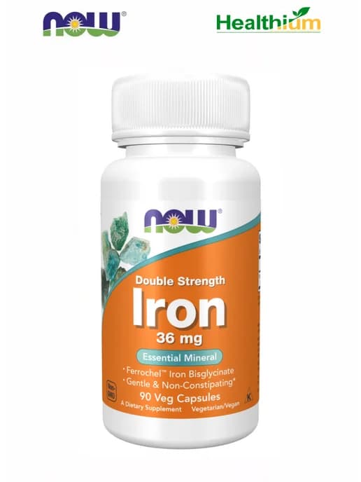 Iron Chelate 36мг Нау хелат железа Железо бисглицинат 90