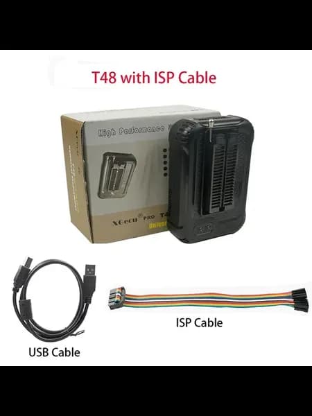 XGECU T48 Minipro V12.67 с ISP кабелем