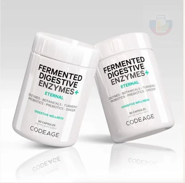 Codeage, Fermented Digestive Enzymes+, Ферментированные пищеварительные ферменты, 90 капсул