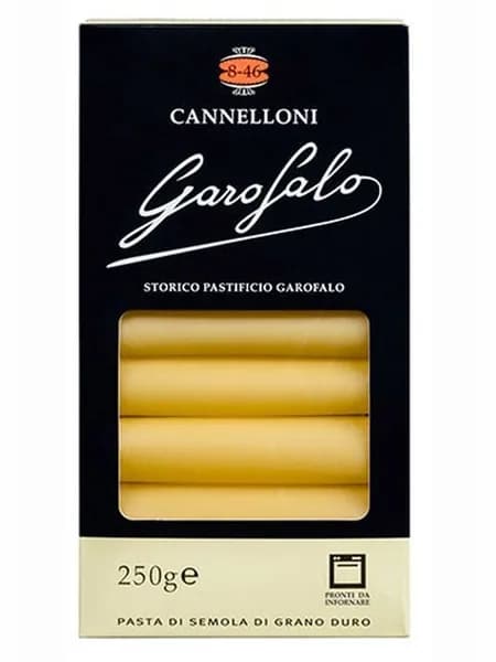 Макаронные изделия Каннеллони № 8-46(Трубочка для фарширования) ТМ Garofalo (Италия)