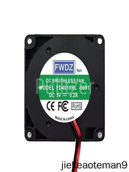 Охлаждающий вентилятор FD4010RL-5001 40*40* 10 мм 5 В 0,20А 0,6 Вт 5850 об/мин