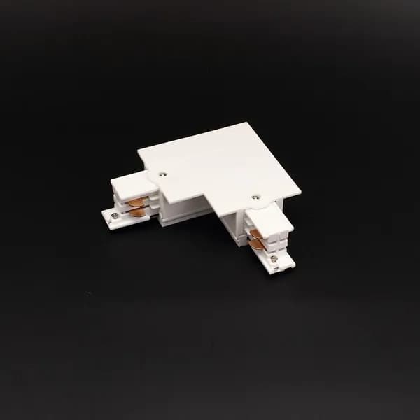 Соединитель угловой для встраиваемого трека 4L INT 4X19 (белый)