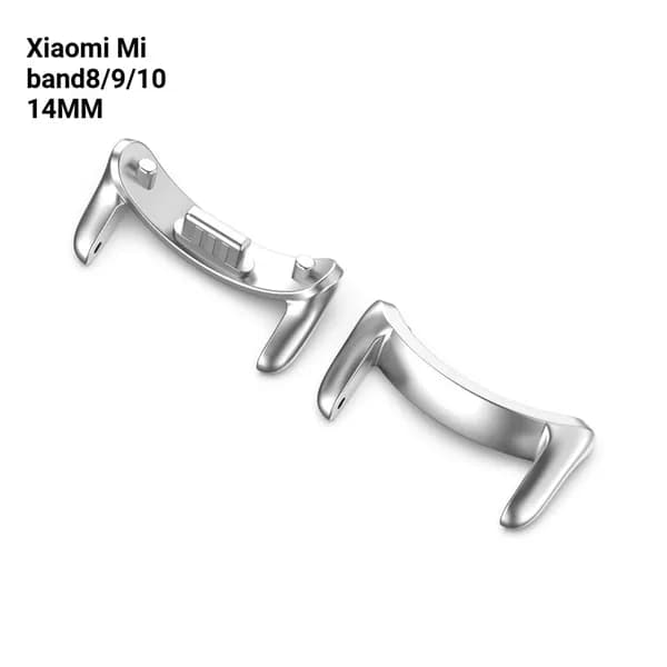 1 Пара разъемов из нержавеющей стали для Xiaomi Band 10/9/8 Pro Адаптер для ремешка 12/14/22 мм Быстросъемный ремешок для часов Аксессуары для компоновки
