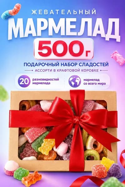 Мармелад импортный. Жевательные конфеты Jelly Belly. Маршмеллоу - 500 грамм