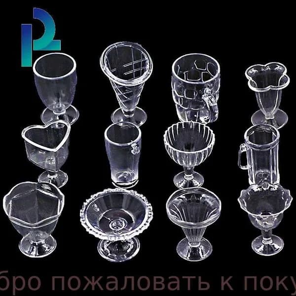 Стаканчик для мороженого в виде кукольного домика