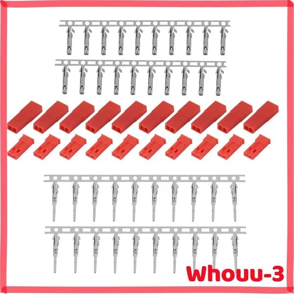 JST Plug, универсальный набор с 10 мужскими и 10 женскими разъемами, for широкого применения в R/C моделировании