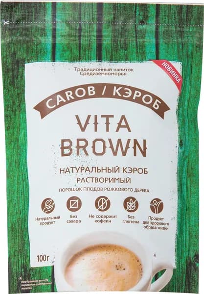 Vita Brown Кэроб 100г. 1шт.