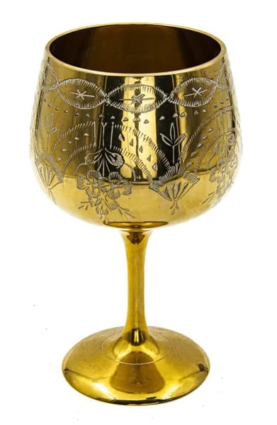 Бокал, 1900 - 1920 годы, Англия; латунь; 200 мл.