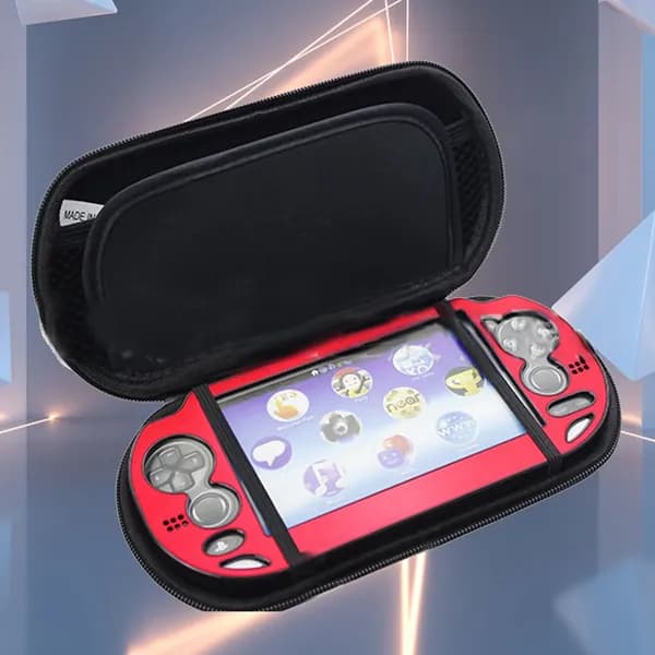 Hard Travel Pouch EVA Case Сумка для переноски с ремешком для Sony PS Vita PSV