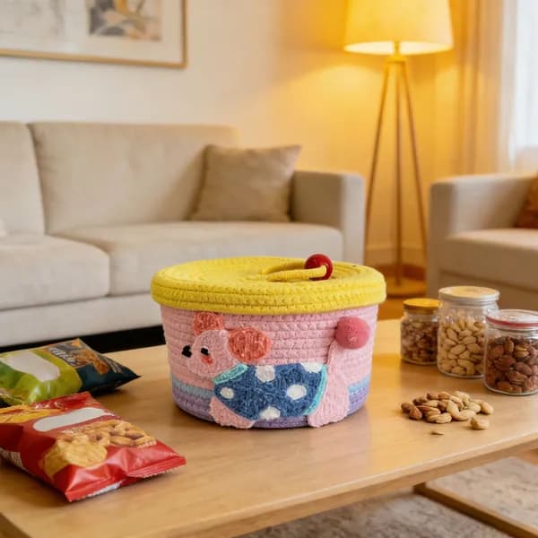 Корзина для игрушек длина 23 см, ширина 23 см, высота 15 см.