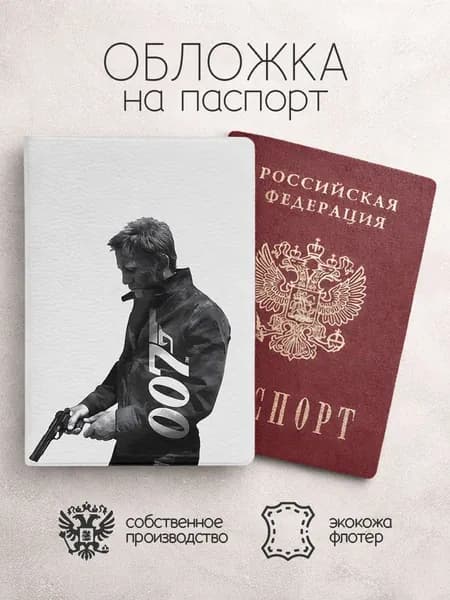 Обложка на паспорт 007