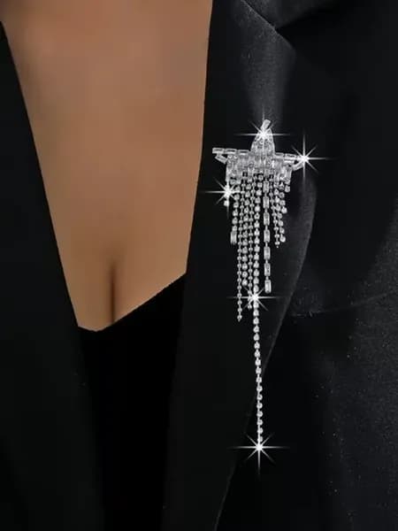 Брошь оригинальная большая Звезда