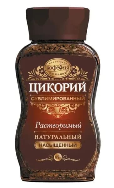 Московская кофейня на паяхъ Цикорий натуральный Насыщенный, сублимированный классический, 75 г