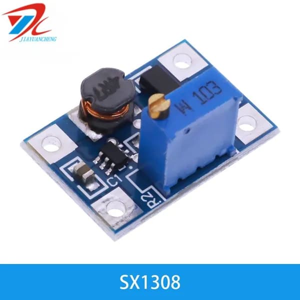MT3608 type-c/micro 2A Max DC-DC Повышающий модуль питания SX1308 Модуль усилителя питания от 3-5 В до 5 В/9 В/12 В/24 В Регулируемая плата усилителя
