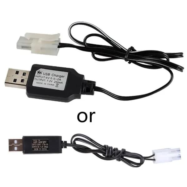 (1 шт.) USB-зарядный кабель с разъемом KET 2P, 7.2V