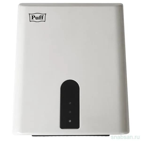 Сушилка для рук Puff, электрическая, 1200 Вт, пластик, цвет белый, (1401.376-4027/1)