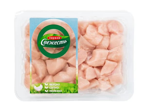 Кубики из филе курицы 400 г, Первая Свежесть, охлажденные