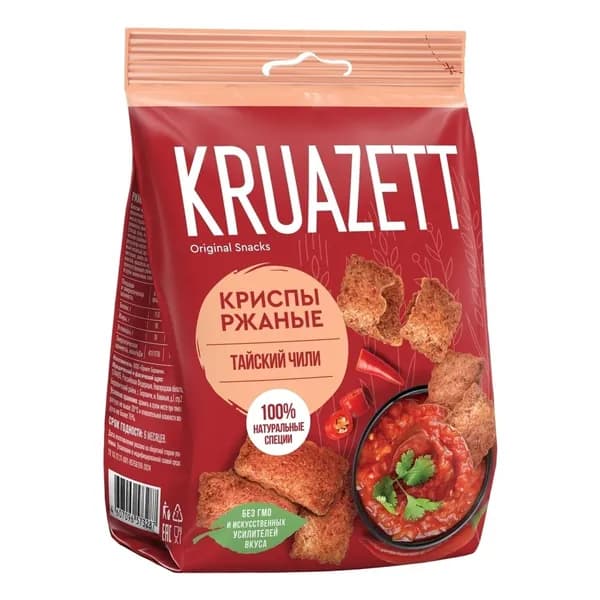 Криспы ржаные Kruazett тайский чили 70 г