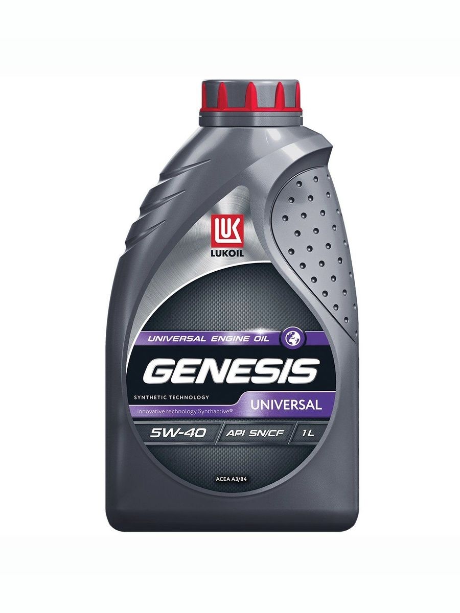 ЛУКОЙЛ (LUKOIL) GENESIS UNIVERSAL 5W-40 Масло моторное, Полусинтетическое, 1 л