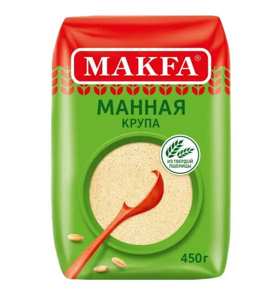 Makfa Крупа манная, 450 г