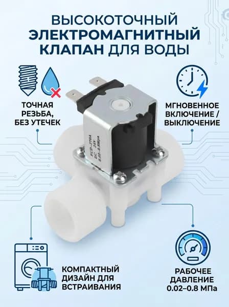 Электромагнитный клапан AC220-240V